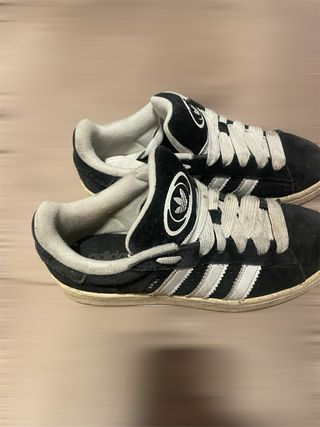 Adidas Campus Zapatillas Negras Blancas