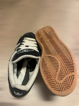 Adidas Campus Zapatillas Negras Blancas