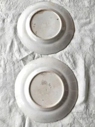 2 Piatti Ridgway Floreali 1840