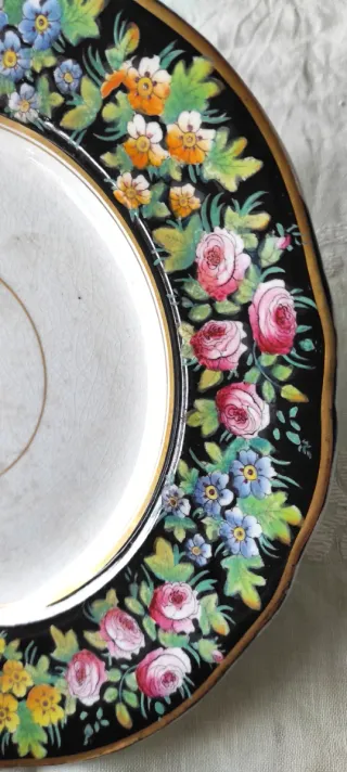 2 Piatti Ridgway Floreali 1840