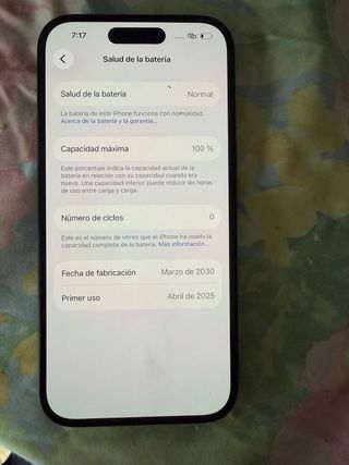 iPhone 15 Negro 128GB Nuevo