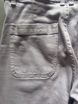 Pantalón ancho lila Zara