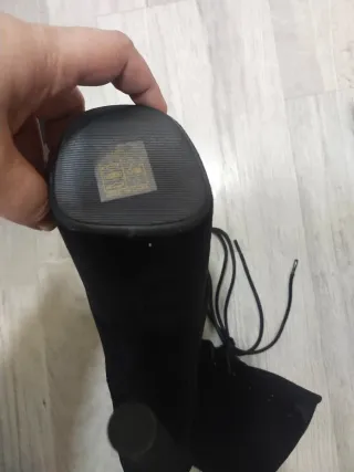 Botas de tacón alto negras