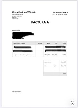 Mueble TV y 4 Vitrinas nogal y cristal negro