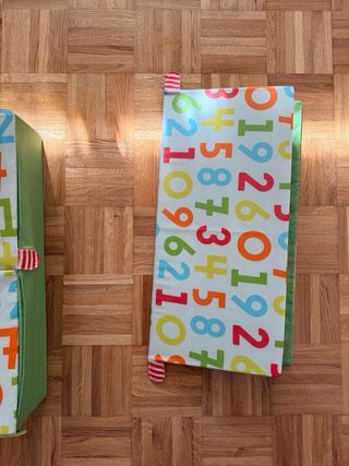 Cajas de almacenaje verdes