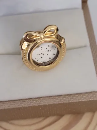 Anillo Tous Mirror Oro Multicolor