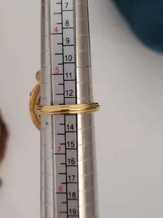 Anillo Tous Mirror Oro Multicolor