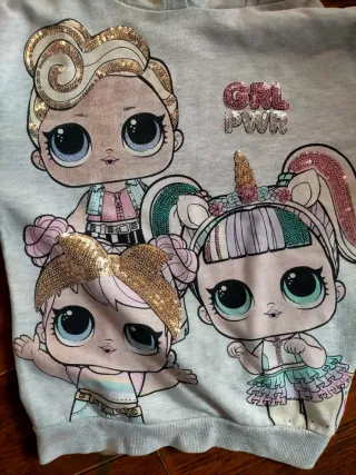 Sudadera LOL Niña Primark Talla 7-8