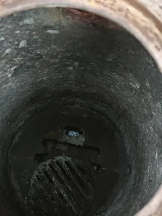 Estufa Hergom Beige y Negra