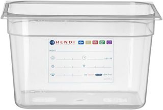 3 Contenedores HENDI Gastronorm 1/1