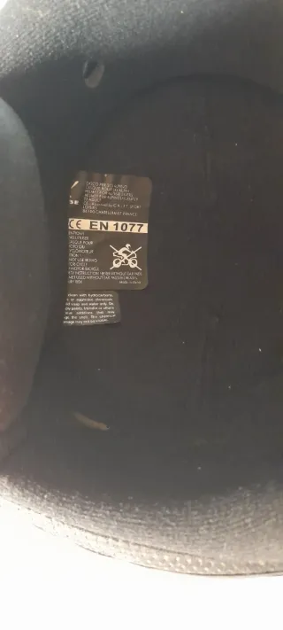 Casco sci ragazzo nero