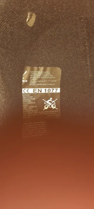 Casco sci ragazzo nero