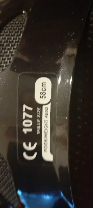 Casco sci ragazzo nero