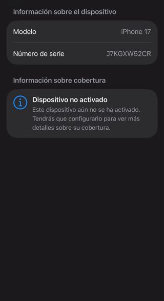 iPhone 17 256GB Negro