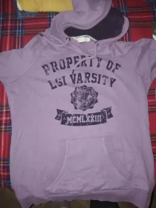 Felpa viola donna Property of LSI Varsity