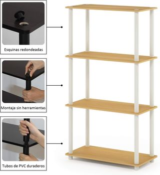 Estantería de madera