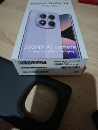 Xiaomi Redmi Note 14 Pro 5G Negro tiene 15 días