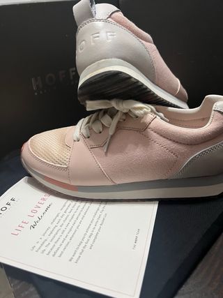 Zapatillas Hoff grises y rosas