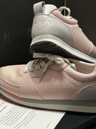 Zapatillas Hoff grises y rosas