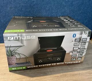 MUSE MT-115W Radio Tocadiscos Vintage