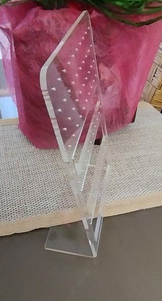 Expositor de pendientes acrílico