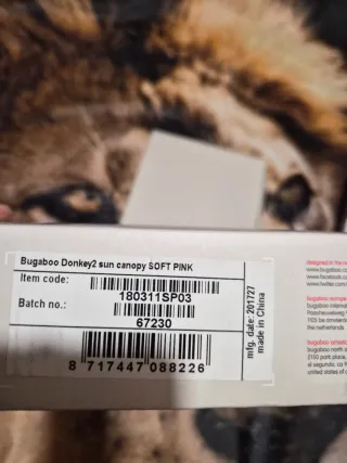 capotas bugaboo Nuevas donkey 2 rosa soft pink135€