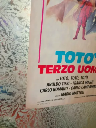Locandina Film Totò Terzo Uomo Anni '70