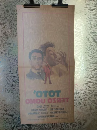 Locandina Film Totò Terzo Uomo Anni '70