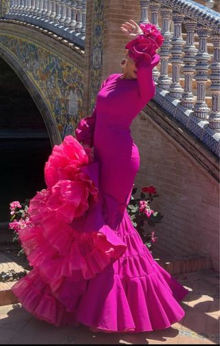 Traje de flamenca Johanna Calderón