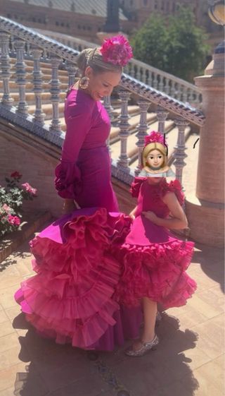 Traje de flamenca Johanna Calderón