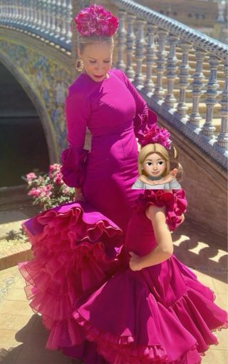 Traje de flamenca Johanna Calderón
