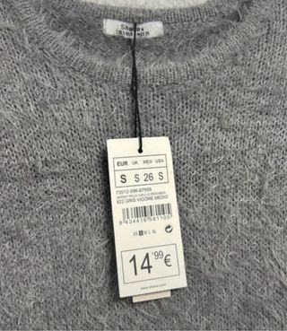 Jersey pelito gris Shana Talla S