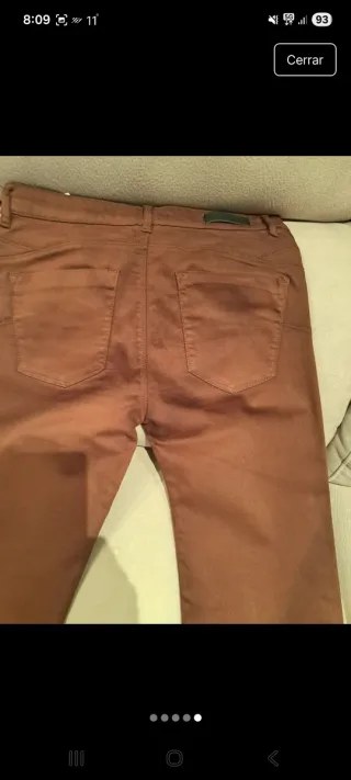 Pantalón vaquero marrón