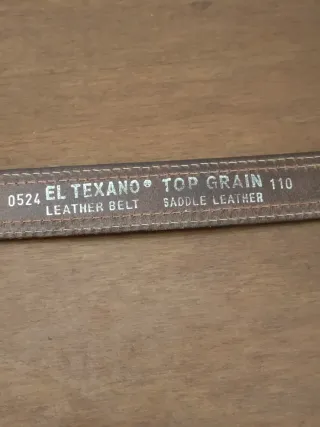 Cintura El Texano pelle vintage