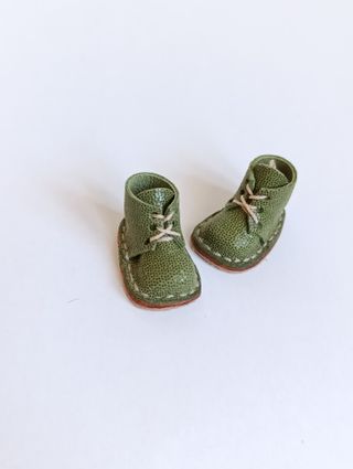 Scarpe in pelle per bambole Blythe Pullip Qbaby