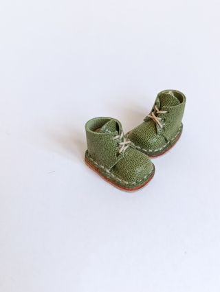Scarpe in pelle per bambole Blythe Pullip Qbaby