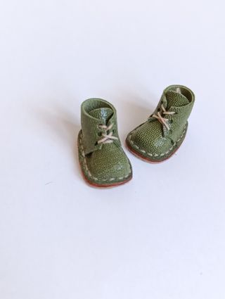 Scarpe in pelle per bambole Blythe Pullip Qbaby