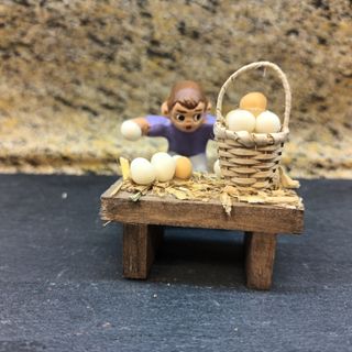 ALBOROX, Vendiendo huevos