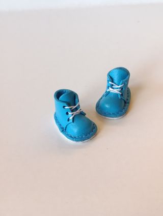 Scarpe in pelle per bambole Blythe Pullip Qbaby