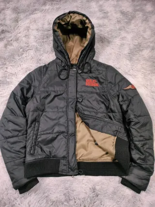 Chaqueta Harley-Davidson Negra Mujer Capucha Moto