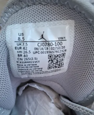 Jordan Westbrook One Take Plata/Blanco