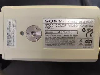 Cámara Profesional Color Video Sony Power HAD 3CCD