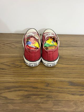 Scarpe Converse borgogna