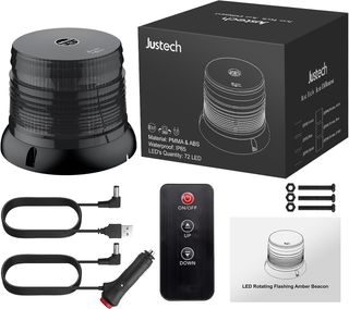 Luce di Emergenza LED 72, IP65, Base Magnetica