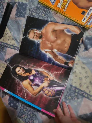 3 Album Carte Collezionabili Wrestling WWE