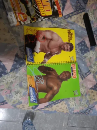 3 Album Carte Collezionabili Wrestling WWE