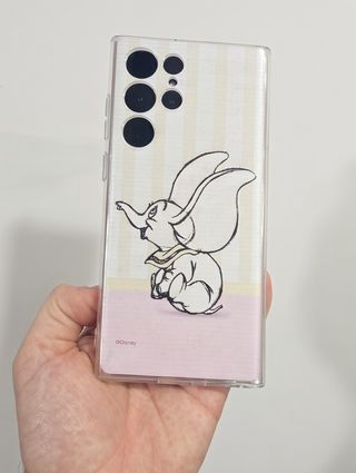 Custodia trasparente Disney Dumbo per Samsung