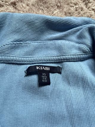 Camiseta manga larga azul Talla XS