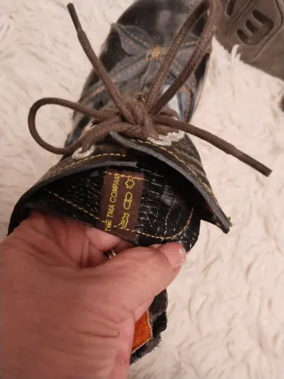 Botines TMA Piel Negro Multicolor