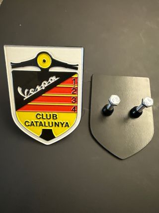 Placas Metálicas Vespa Club Catalunya